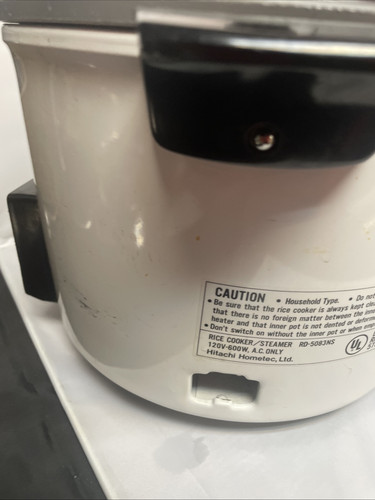 Hitachi 8.3 Cup Chime-O-Matic Food Steamer Rice Cooker RD-5083 Vintage RARE! - Picture 14 of 18