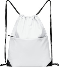 Drawstring Backpack Sports Water Resistant String Bag Sport Gym Sackpack for Wom