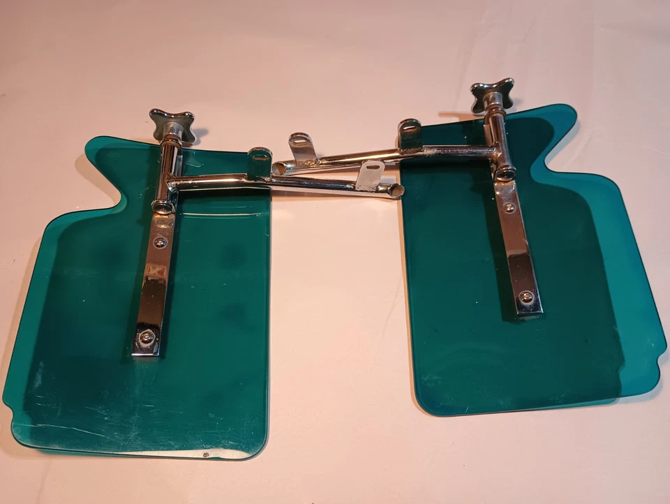 Deflector de viento cromado verde Honda Goldwing GL1500 Show Foto 2 de 3