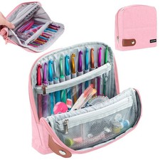 Crochet Hook Case - Stand-Up Organizer for Knitting Accessories - Case Only 