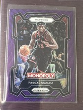 2023-24 Panini Prizm Monopoly - Pascal Siakam #82 Purple Wave Prizm