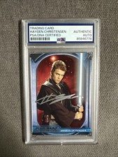 2002 Topps Star Wars AOTC Hayden Christensen Anikin Skywalker #2 PSA Auto Authen