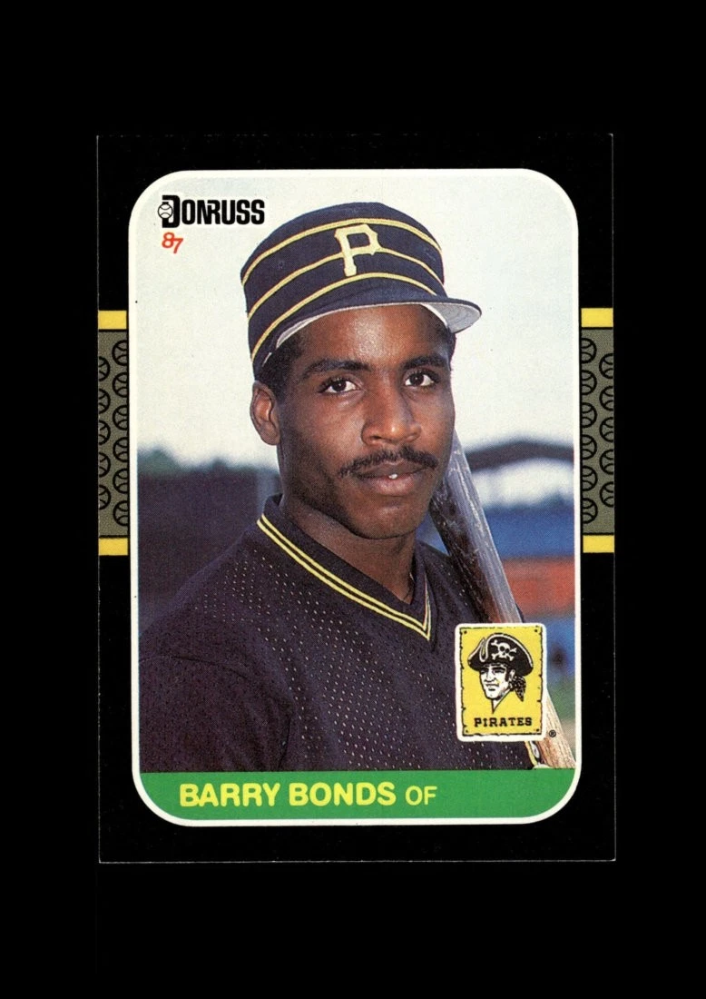 Donruss Barry Bonds 1987 Season Baseball Sports Trading Cards