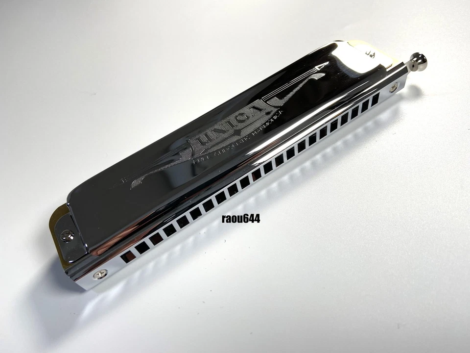 Tombo No.1244 G Key UNICA Chromatic Harmonica 22 Holes 44 Sounds - Image 3 of 4
