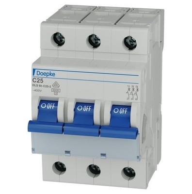 Doepke Leitungsschutzschalter DLS 6H C25-3 6KA LS-Schalter Schütz 09914295