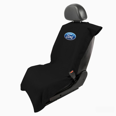Seat Armour Protector Towel for Ford   Soft Machine Custom Fit, Black 
