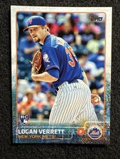 LOGAN VERRETT #US400 2015 Topps Update Series QTY New York Mets