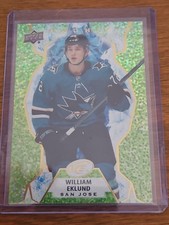 2021-22 Upper Deck Ice Green #116 William Eklund Rookie Card