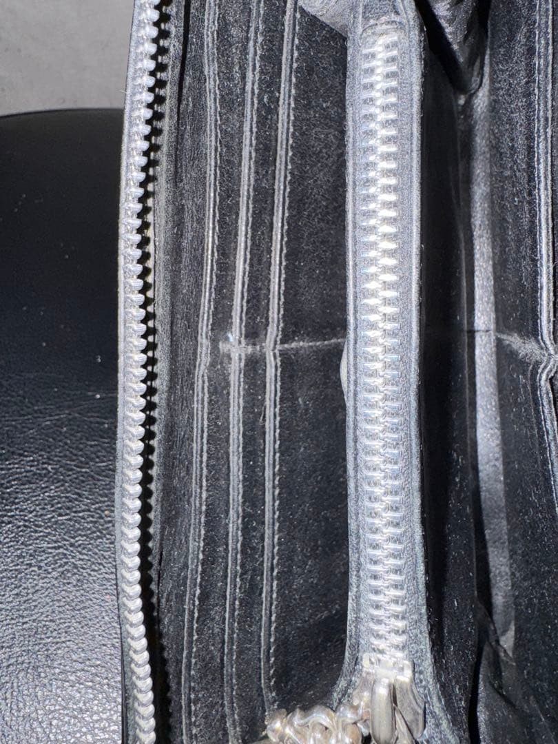 Chrome Hearts ZIP Long Wallet Leather logo Black multicolor fashion goods Mens thumbnail 6