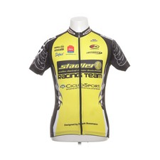 Ciclo Sport, Fahrradtrikot, Größe: S, Gelb/Schwarz/Mehrfarbig, Polyester #kML
