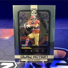 Panini Donruss Optic Play Action Malik Nabers #14 Giants NFL 2025 Football Card