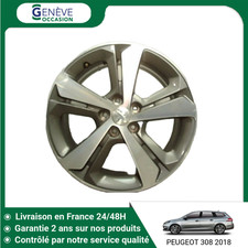 🇫🇷 JANTE ALUMINIUM PEUGEOT 308 ➤96779897ZV ♻️