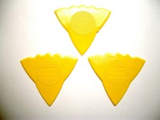3 Herdim 3-Stärken Plektren Picks gelb