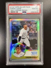 Aaron Judge 2018 Topps Chrome Silver Pack 1983 Promo #13 PSA 10 Gem MT Yankees