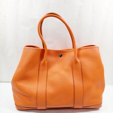 Hermes Tote Bag  Orange Leather 4469388