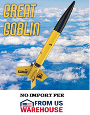 Estęs Great Goblin 29mm Mid-Power Model Rocket Kit Intermediate Build
