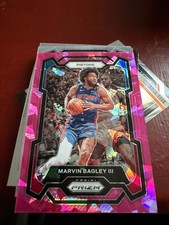 2023-24 Panini Prizm Pink Ice Prizm #234 Marvin Bagley III Pistons