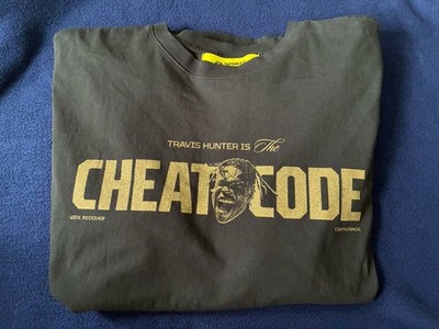 Travis Hunter Cheat Code EA Sports #1025/1212 3XL T-Shirt Colorado Buffaloes