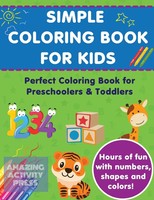 Amazing Activity Press | Simple Colouring Book For Kids | Taschenbuch | Englisch