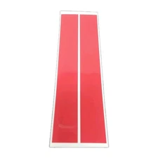 12 Pack 7" Standard Arrow Wraps: Red: Vinyl Stickers: 1" Wide