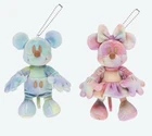 Japan Tokyo Disney Resort Pair Mickey Minnie Plush Badge Toy 40 Anniversary
