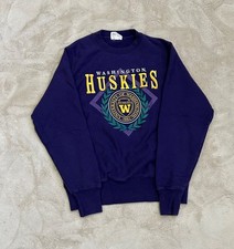 Vintage 90’s/Y2K University Of Washington Huskies Reverse Weave Crewneck Size S