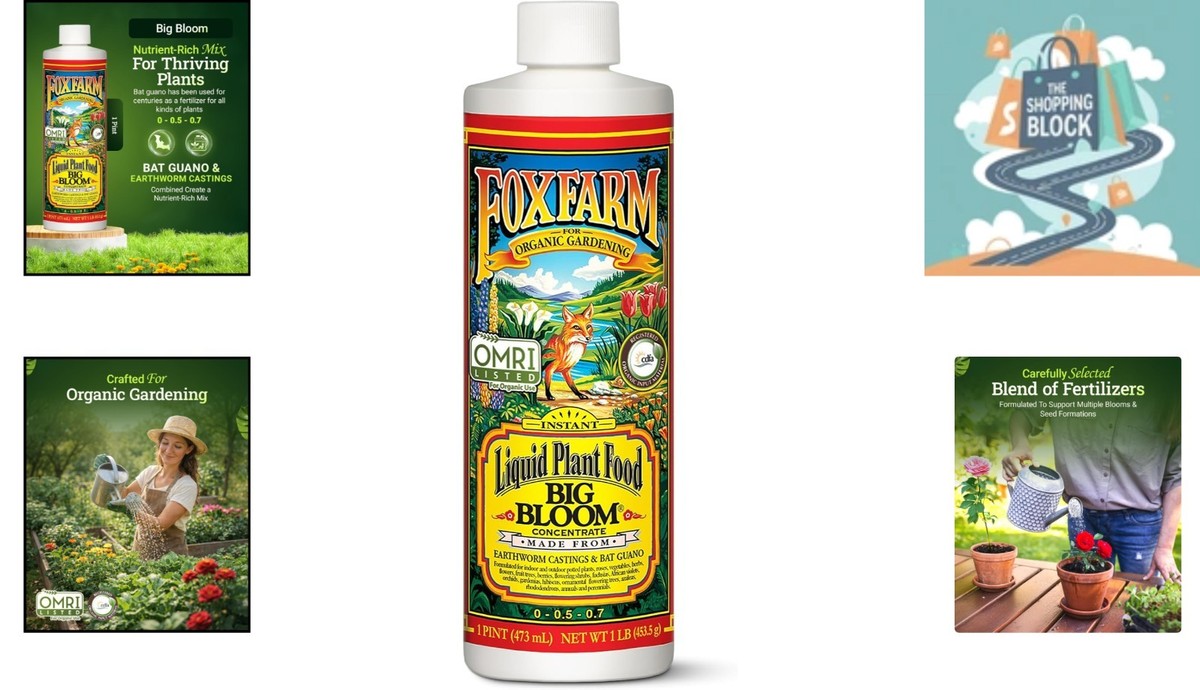 Fox Farm Big Bloom Organic Liquid Fertilizer 16oz for Flowers & Fruits |  eBay