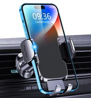 Handyhalterung Auto LüFtung 360° Drehbar Ein-Knopf-Release Smartphone 4-7 Zoll