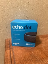 Echo Dot (3rd Gen) - Smart speaker with Alexa – Charcoal - Amazon Echo New