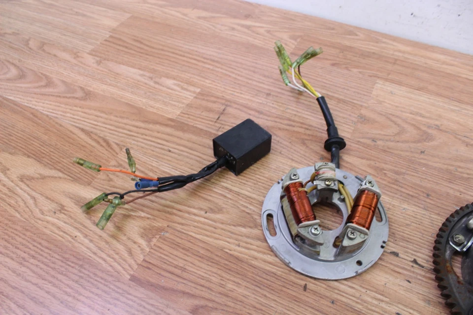 1993 YAMAHA PHAZER II Stator with Flywheel and CDI Unit - Image 2 of 4