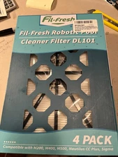 4 pcs Fil-Fresh Robotic Pool Cleaner Filters (New)