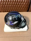Joe Flaco Autographed Baltimore Ravens Mini Helmet JSA COA #W873087