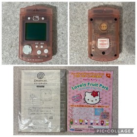 Rare Hello Kitty Dreamcast Console Limited Edition Pink Skeleton Boxed