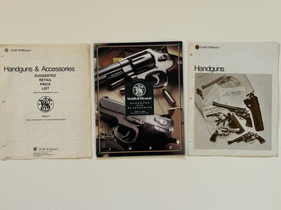 SMITH & WESSON Handguns & Accessories 1974 & 1992