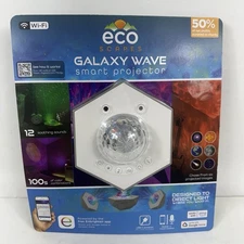 ecoSCAPES Galaxy Wave Smart Projector Wifi Soothing Sounds Sleep Sounds NIB