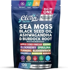 Clean Nutraceuticals Sea Moss All-In-One Supplement Complex Pack, 120ct.