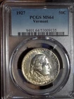 1927 Vermont Classic Commemorative Silver Half Dollar - PCGS MS64