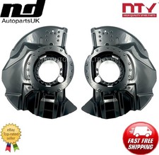For BMW 3 Series E46 2x Front Brake Disc Dust Cover Back Plate Shields 300mm