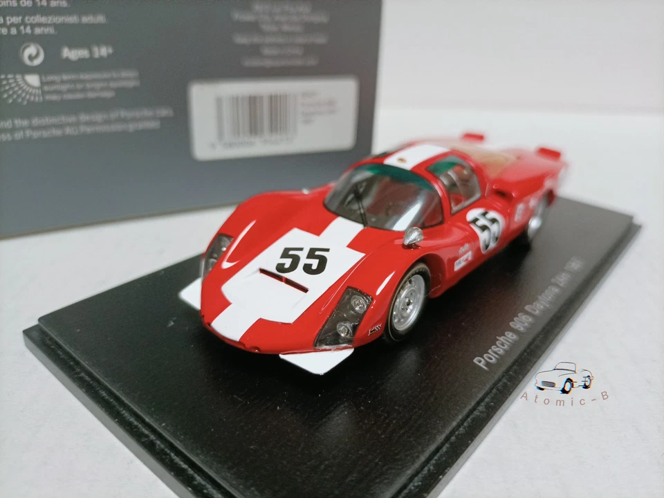 Spark 1 43 Porsche 906 Daytona 1967 Daytona Rally Car Model - Image 2 of 4