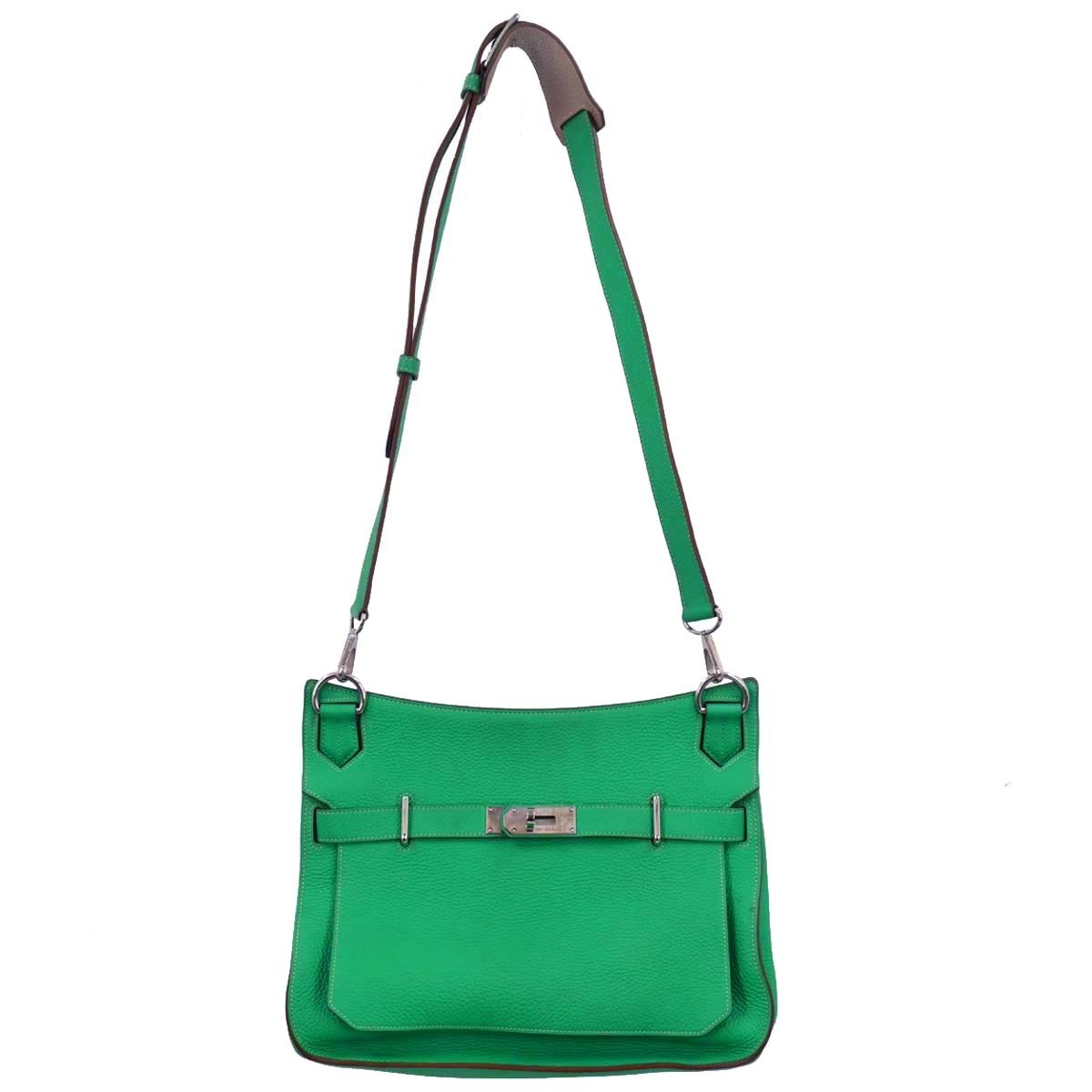 Hermes Mint Tourterelle Taurillon Clemence Jypsiere 34 Verso 29N□P 177986