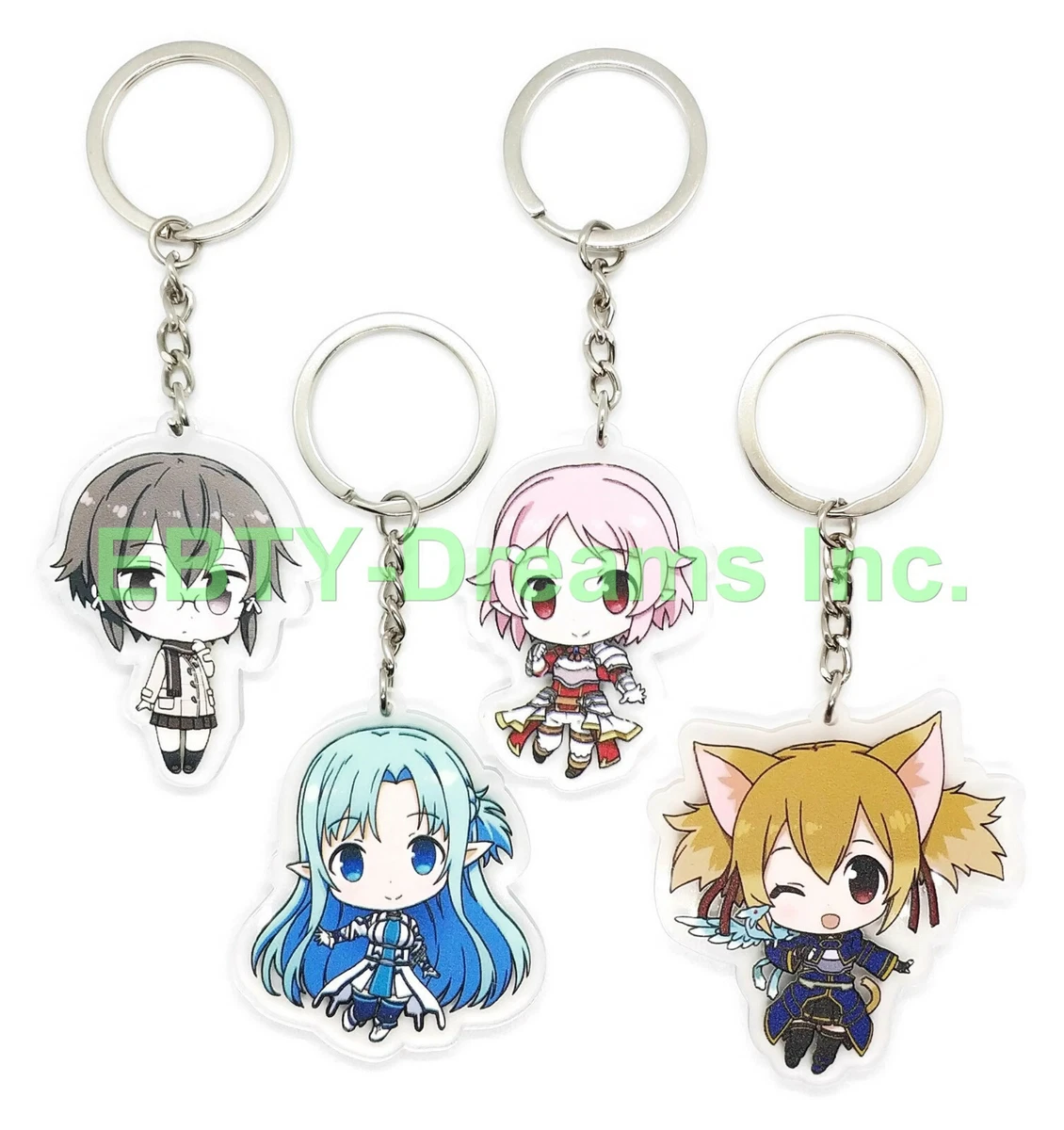 Sword art hotsell online keychains