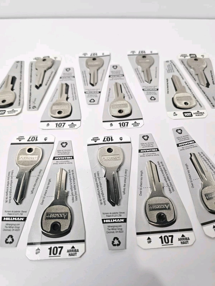 Hillman KeyKrafter House/Office Universal Key Blank 107 NA14 Single Hillman KeyKrafter House/Office Universal Key Blank 107 NA14 Single