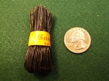 SUPER RARE OLD VTG ANTIQUE NOS HAIR PINS BUNDLE - "GAYLA 10c" ALL BLACK PINS