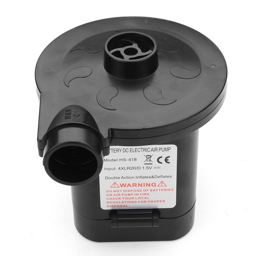 Quick Fill Electric Air Pump Inflator with 3 Nozzles for Mattres Inflatables Bed - Picture 3 of 7