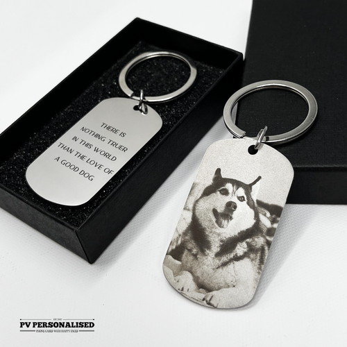 Llavero Foto Personalizado Grabado Personalizado Mascota Perro Cachorro Gato Gatito Amor Regalo - Imagen 6 de 12