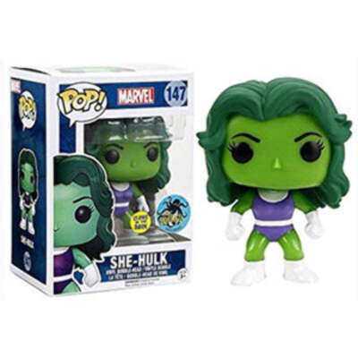 Funko POP! Marvel: She-Hulk (GiTD)(Comikaze)(Damaged Box) #147