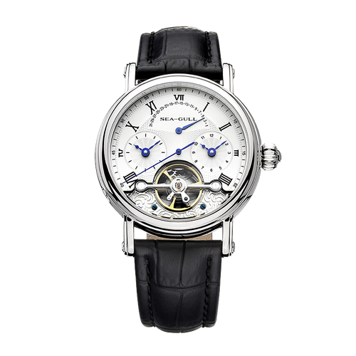Seagull Dual Time Zone High Flywheel Crown Mechanical Automatic Watch