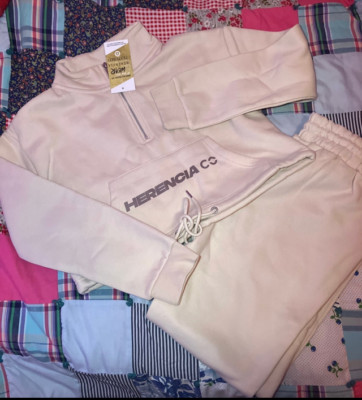 Herencia Clothing Womens Jogger Set Size Large 2 Piece Set 