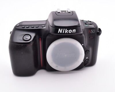 Nikon N50 35mm SLR Film Camera Body & Body Cap (#10466)