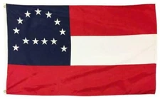 General Lee's Headquarters Flag 3x5 Printed Polyester - CSA CIVIL WAR BANNER